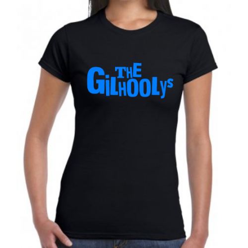 The Gilhoolys Sky Text Logo Ladies fitted T-shirt